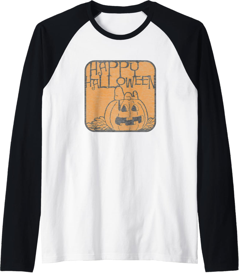 Peanuts Snoopy Happy Halloween Raglan