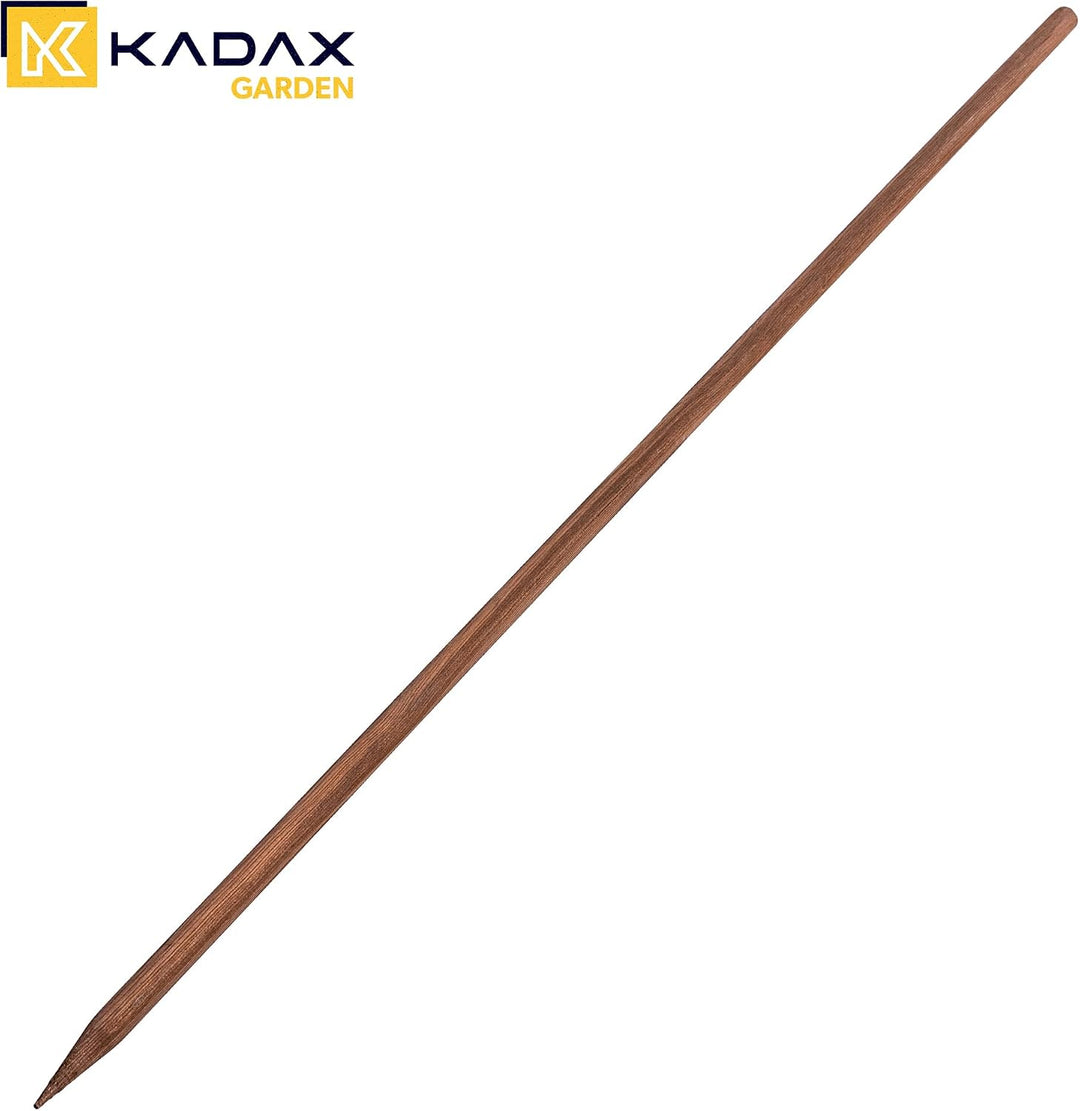 KADAX Holzstäbe 150 cm x 23 mm, 5er Set, Pflanzstäbe aus imprägniertem Holz, Holzpfähle als Rankhilf