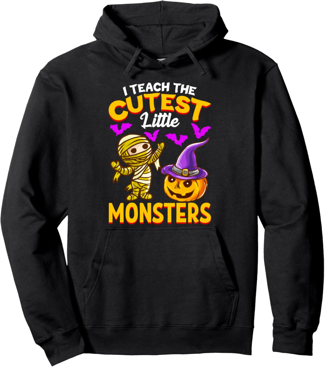 Niedlicher Lehrer, Halloween-Lehrer. Pullover Hoodie
