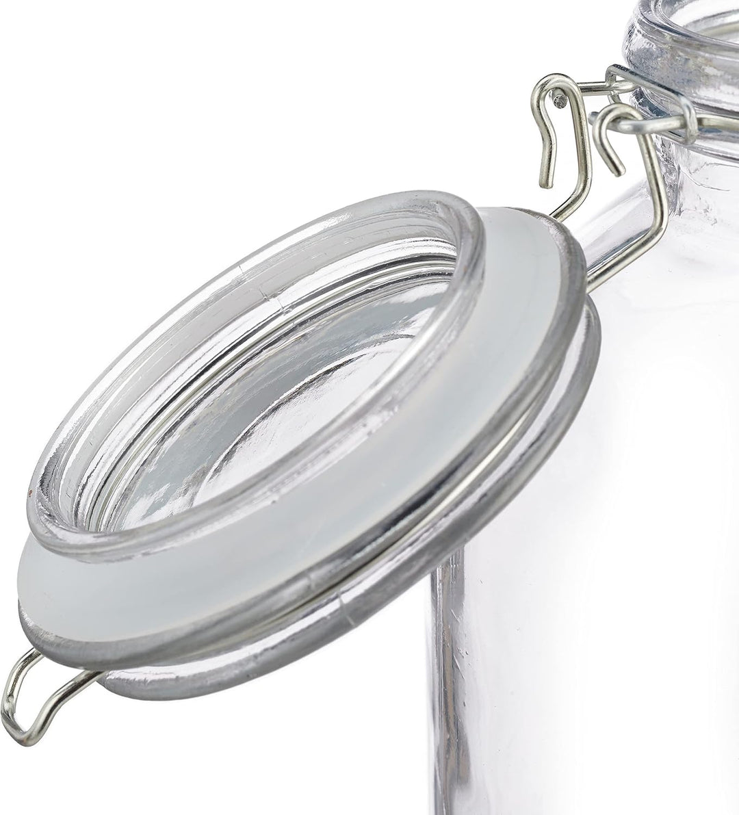 Relaxdays Einmachglas, 16er Set, 3 Liter, Einmachglas, Grosstopf, luftdicht, luftdicht, verschliessb