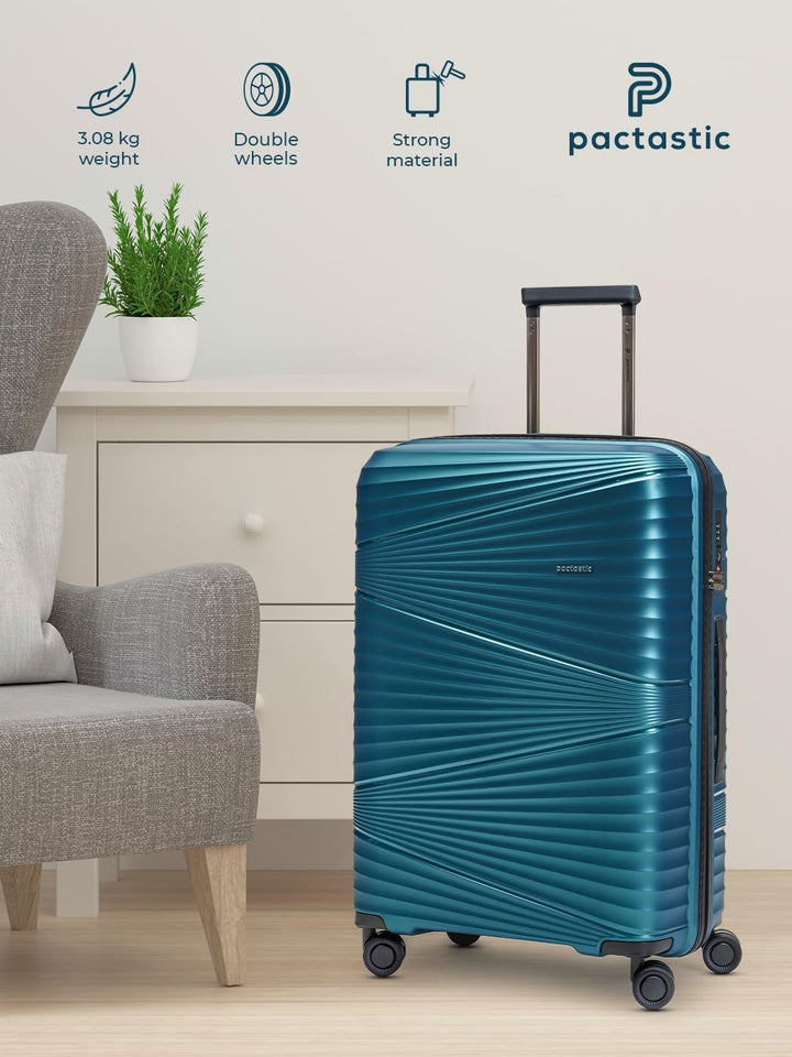 Pactastic Collection 02 Ultraleicht Hartschalen Check-in Koffer | Mittelgrosser Trolley 45 x 25 x 67