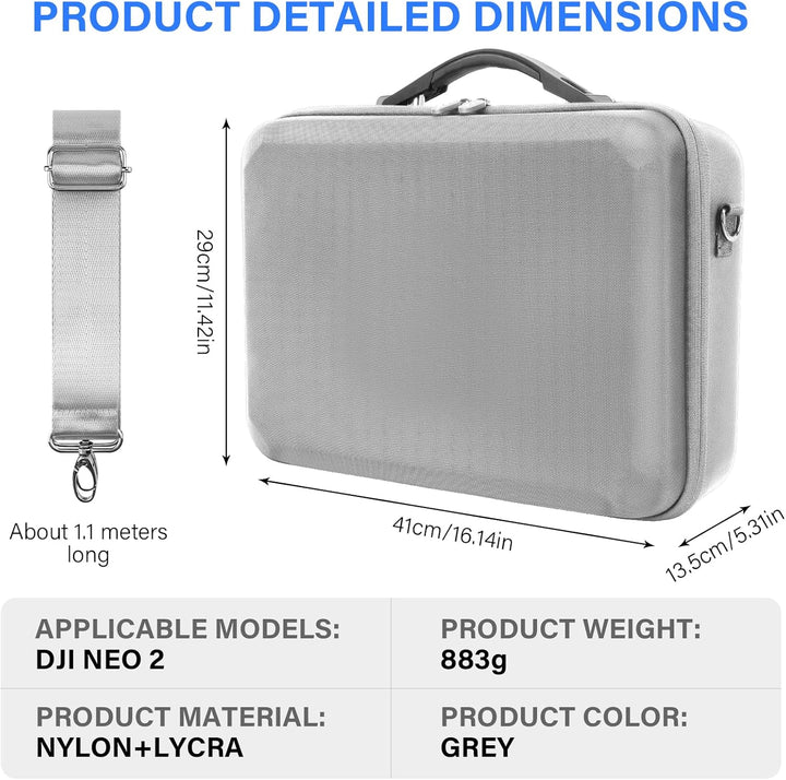 Tasche für DJI Neo 2 und Goggles N3 Case, Tragetasche für DJI Neo 2 Motion Fly More Combo Zubehör, T