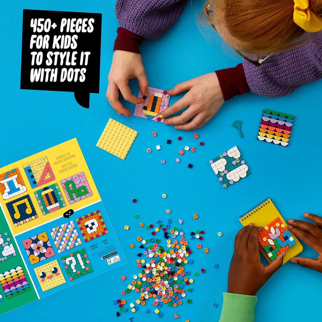 LEGO DOTS Klebeflicken Megapack 41957 Kunst und Handwerk 5-in-1 Mosaikherstellung Bauset, DIY Aufkle