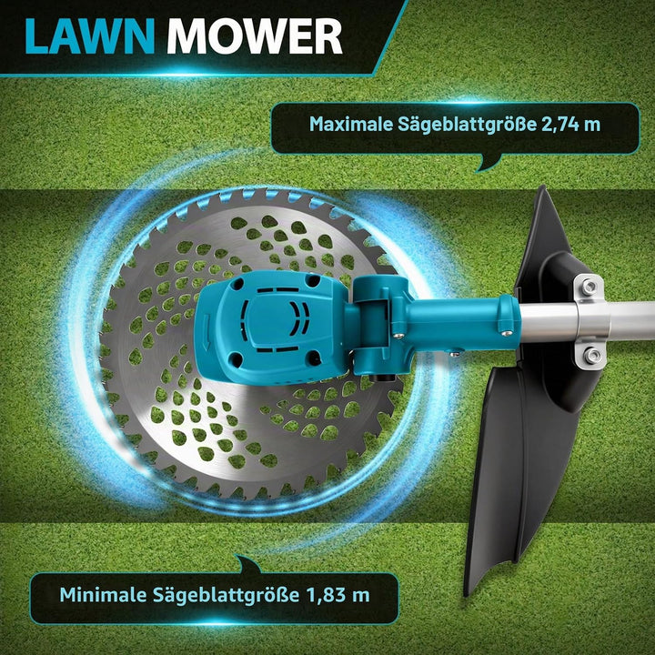 Akku Rasentrimmer kompatibel mit Makita 18V Akkus (ohne Akku)
