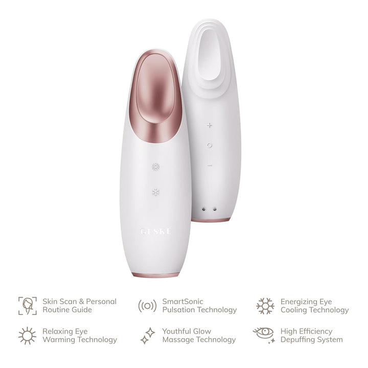 GESKE | Warm & Cool Eye-Energizer 6 in 1 inkl. De-Puffing Eye-Serum | SmartAppGuided All-In-One Auge