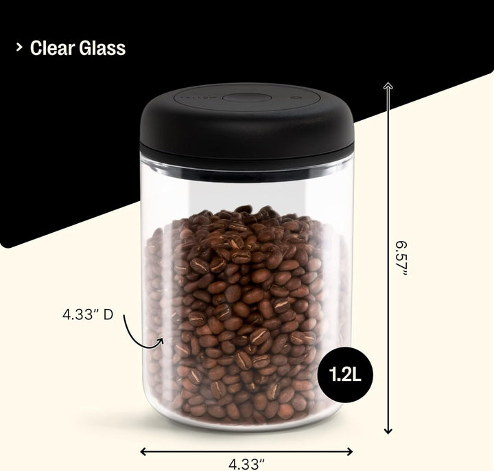 Fellow Vakuumbehälter zur Aufbewahrung von Kaffee und Lebensmitteln, integrierte Vakuumpumpe, hermet