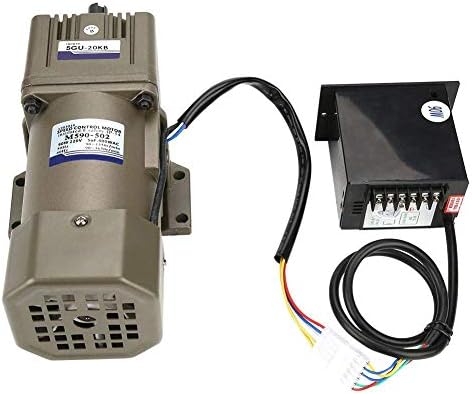 AC 220V 90W Motor mit einstellbarer Drehzahl Stufenlos regelbarer Frequenzumrichtermotor mit Getrieb
