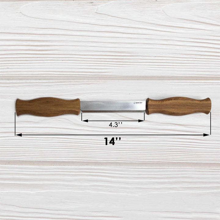 BeaverCraft Ziehmesser mit Lederscheide DK1S-4,3" Straight Shave Knife Holzschnitzwerkzeuge Handwerk