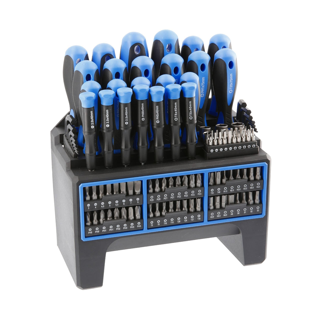 Högert Technik - Bit-Set 114 Stk. I Schraubendreher und Bits I Universelles Set I inkl. Schraubendre