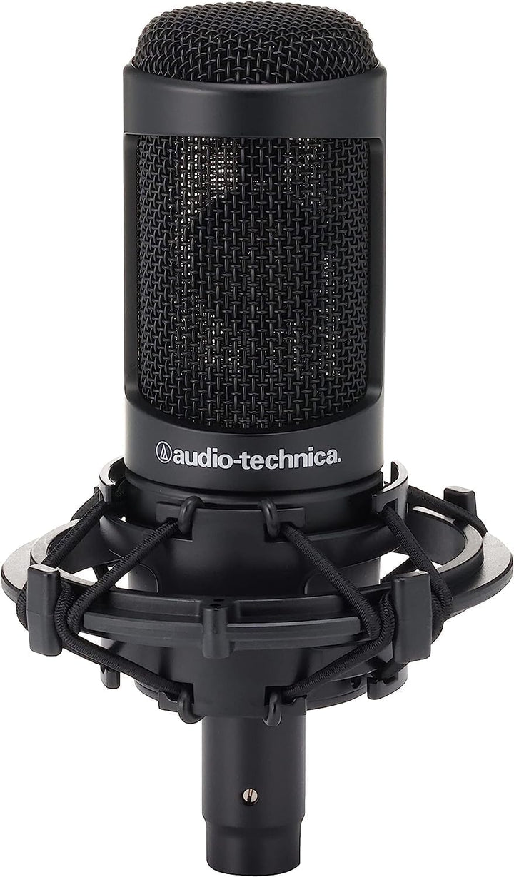 Audio-Technica 2050 Kondensatormikrofon mit Umschaltbaren Richtcharakteristika Schwarz Studio, Studi