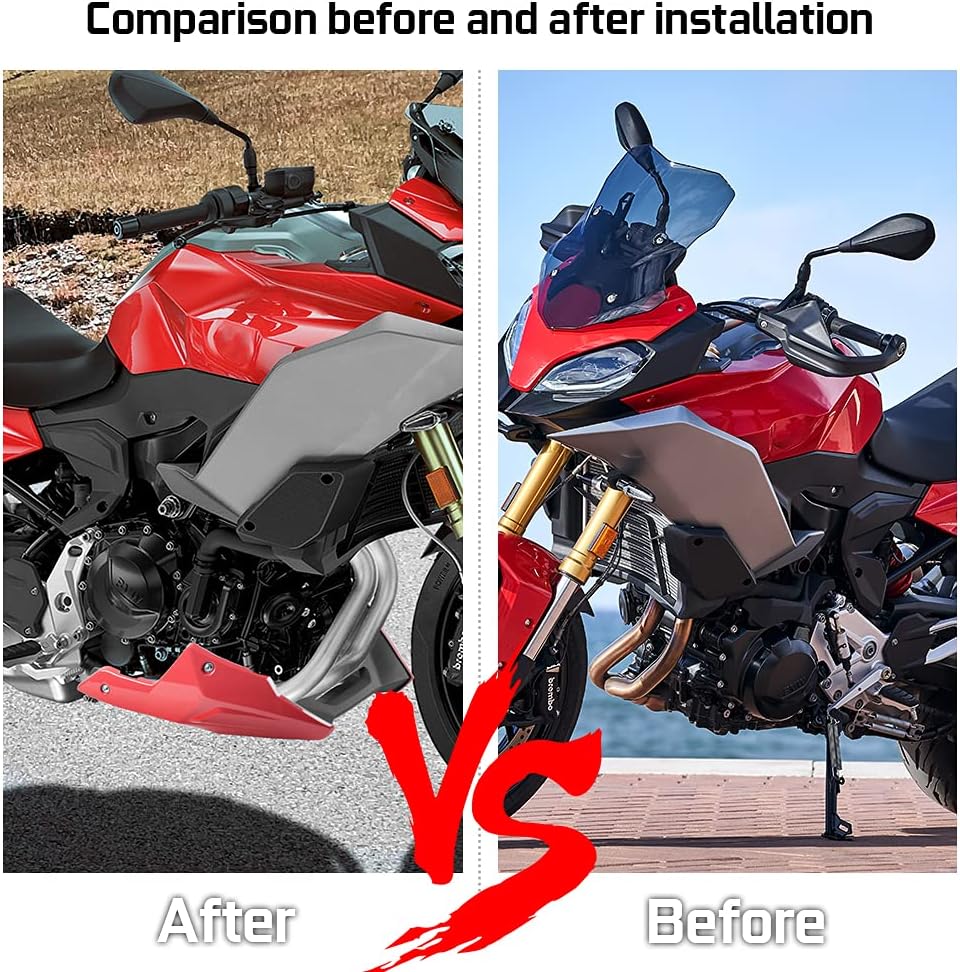 Lorababer Motorrad Untere Abdeckungen Bellypan Motorschutz Schutz Spoilerverkleidung Verkleidung Kar
