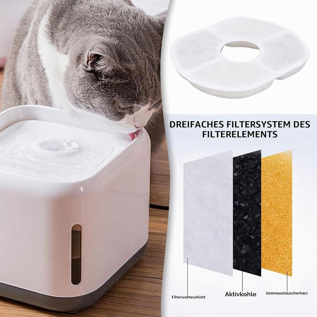 The Lord of the Tools Katzenwasserbrunnenfilter, 10,8 x 8,8 cm, kompatibel mit Pawaboo 2,5 l Katzenw