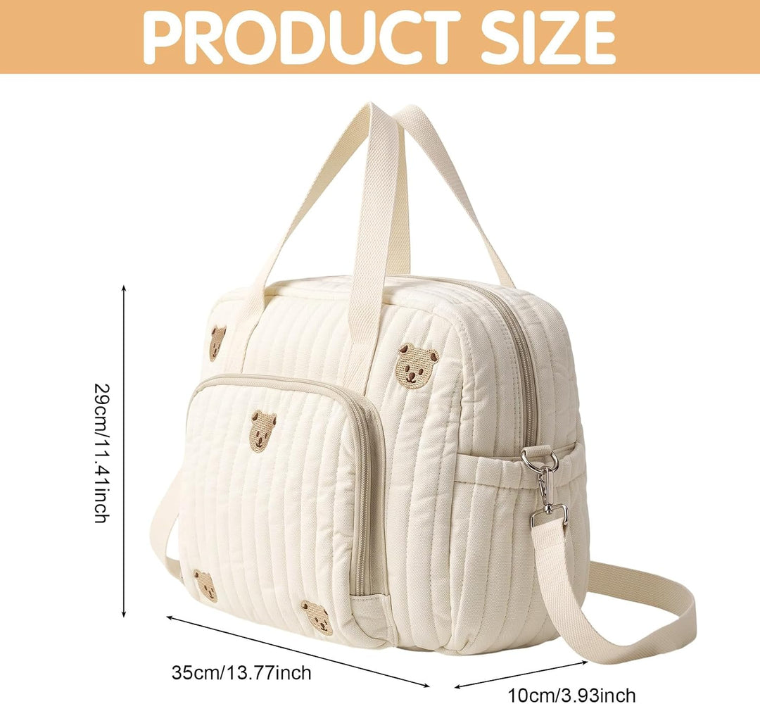 Vielseitige Wickeltasche für Mütter, Baby und Umstandstasche, Wickeltasche Kinderwagen für Mamas, Re
