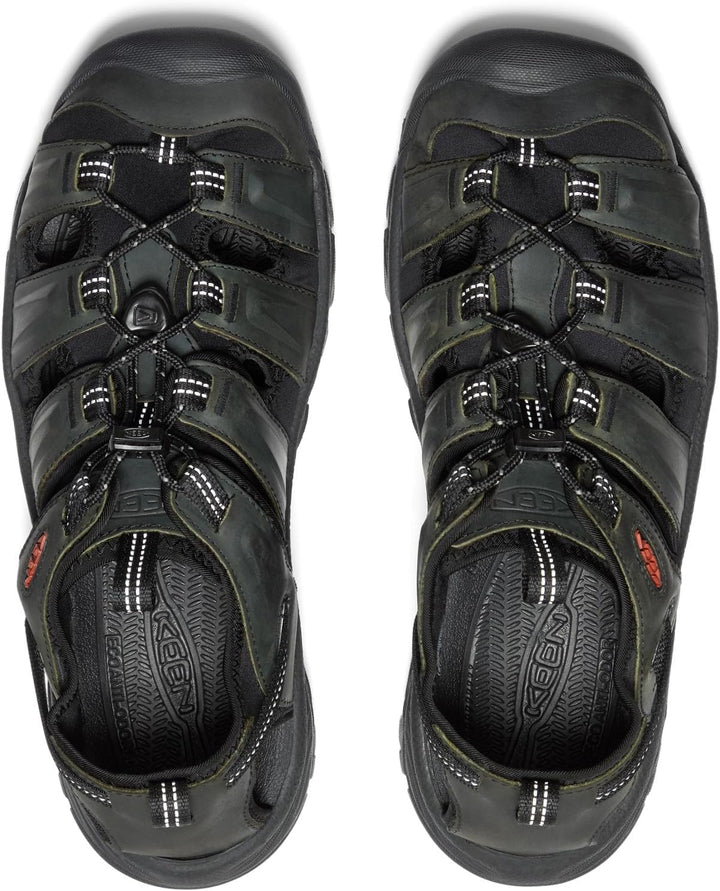 KEEN Unisex Targhee 3 Closed Toe Sportsandale 46 EU Grey Black, 46 EU Grey Black