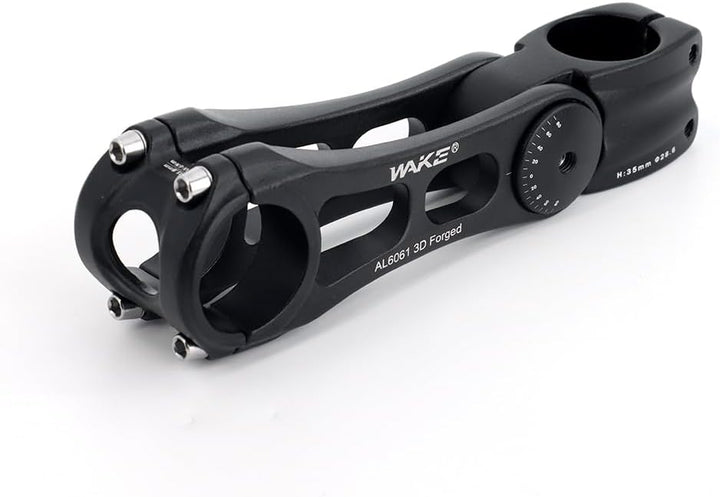 CYSKY Fahrrad Vorbau Universal 31,8mm und 25,4mm verstellbar ± 90 Grad 90/110/130/145mm MTB Vorbau F