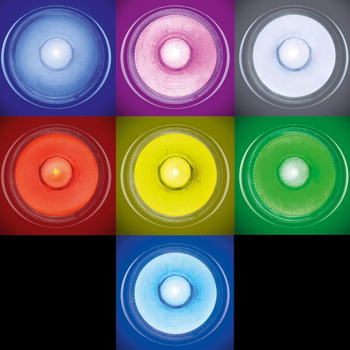 Esotec LED Solarspot multicolor, Lichtfarbe und Leuchtmodi wählbar, Aluminium, Solarstrahler, Akku,