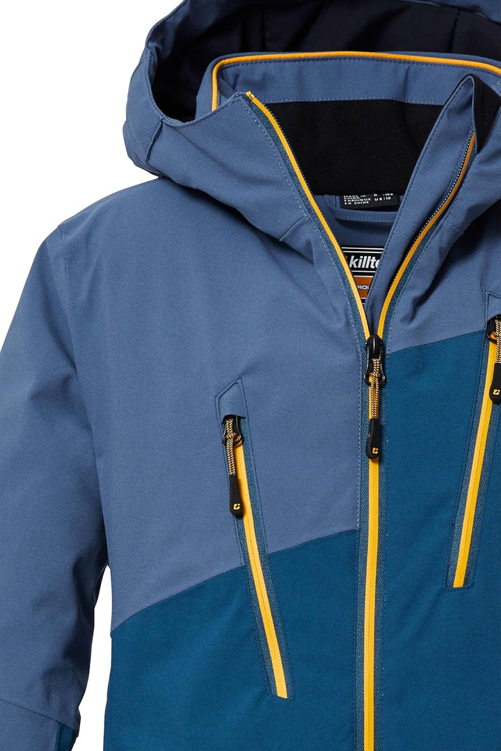 Killtec Jungen Ksw 173 Bys Ski Jckt Skijacke/Funktionsjacke mit Kapuze und Schneefang, wasserdicht 1