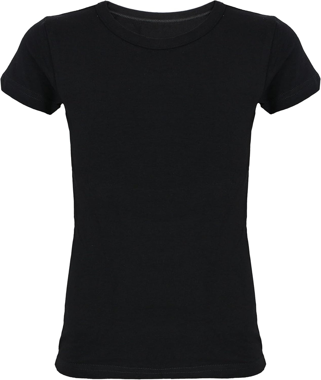 TupTam Kinder Jungen Unterhemd Basic T-Shirts Kurzarm 5er Pack 116-122 Schwarz, 116-122 Schwarz