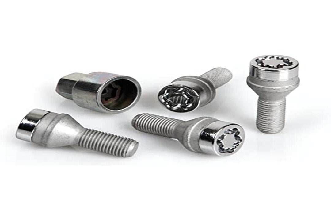 McGard M12 x 1,50 Diebstahlsicherungsbolzen-Set — konisch — 25,5 mm Länge (17 mm Kopf) [Verpackung k