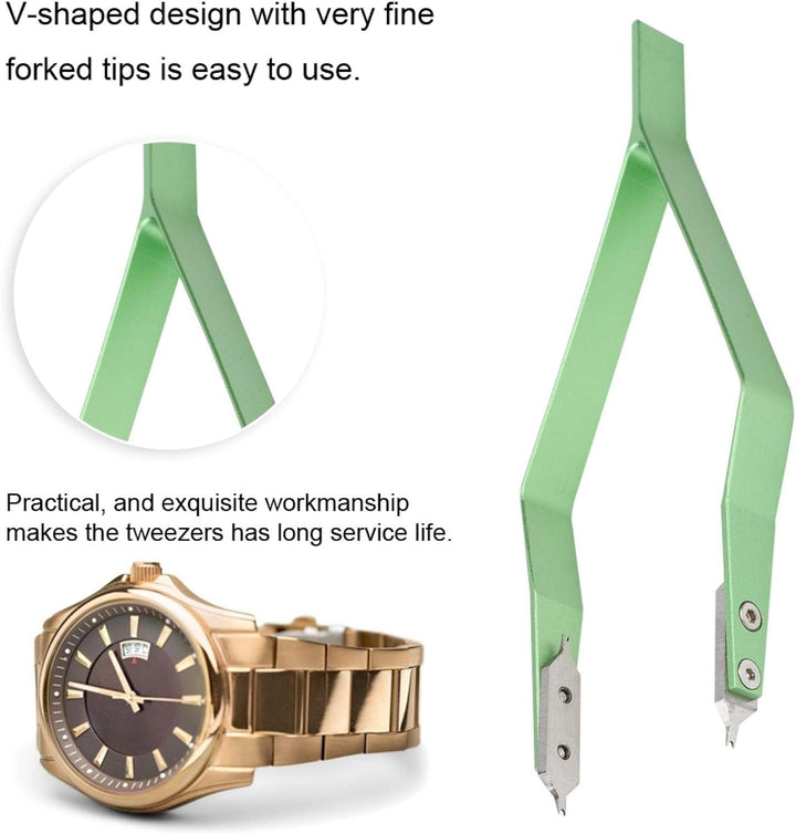 Spring Bar Zange, Uhr Pinzette Uhr Spring Bar Tool Metalluhr Reparatur Zubehör Werkzeug für Uhr Repa