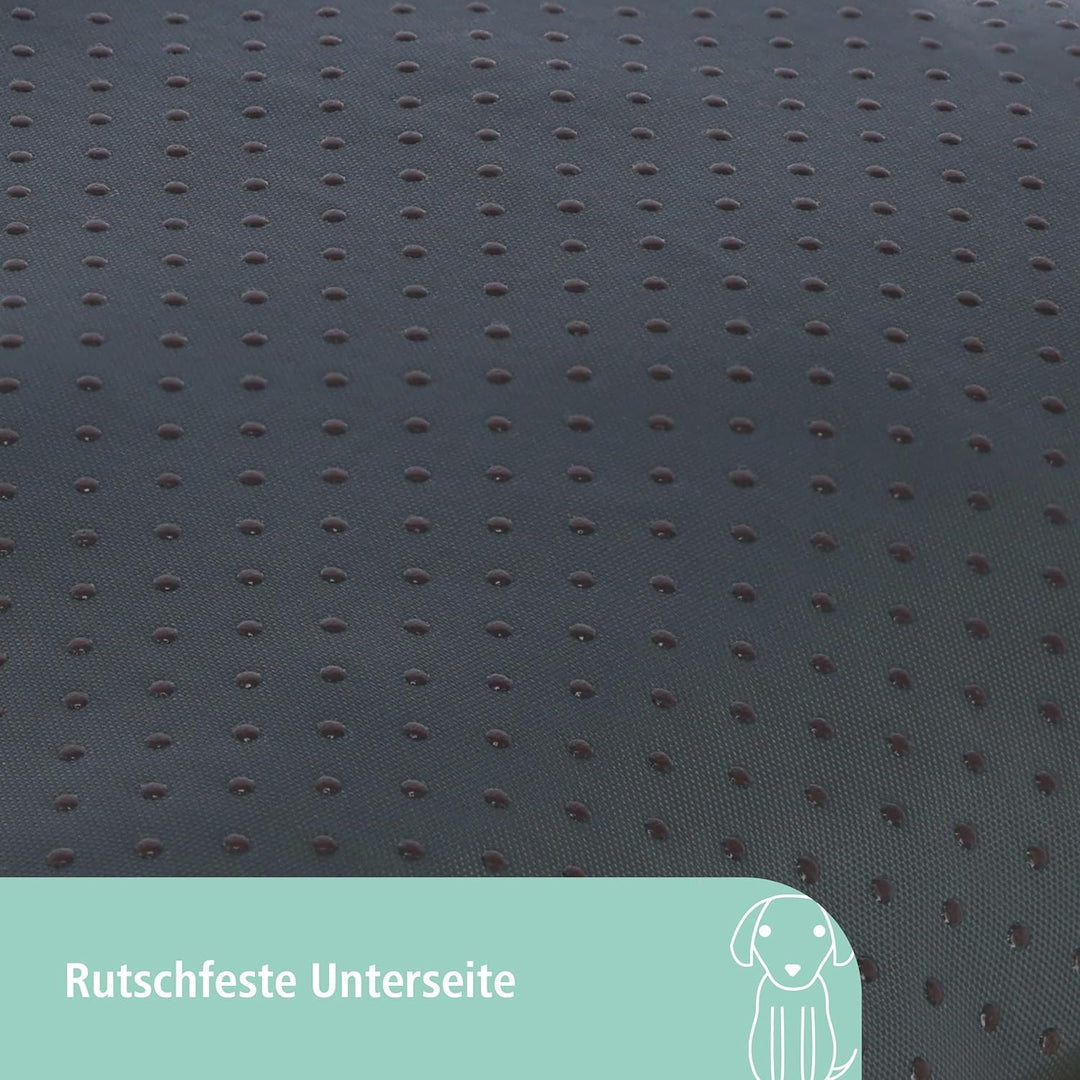 Kuschelbett Fluffy hellgrau, Ø76cmx19cm, Ø76cmx19cm