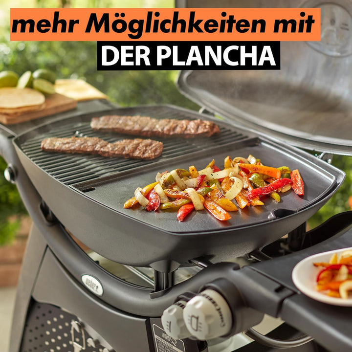 Plancha Q300 Q3000 Serie - Grillplatte Gusseisen Weber Q300 Q3000 - Weber Plancha 6506 - Herstellerq