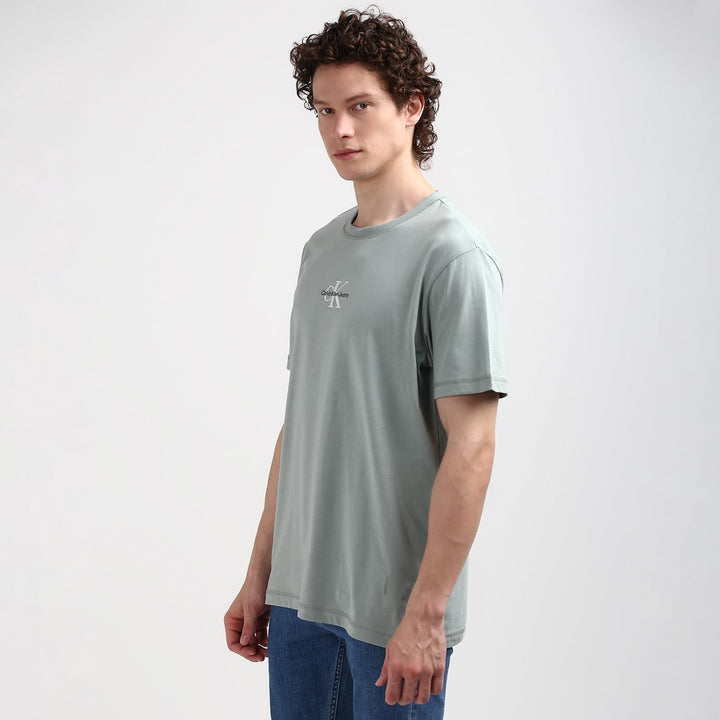 Calvin Klein Herren S/S Crew Neck T-Shirt XXS Grau (Slate Gray), XXS Grau (Slate Gray)