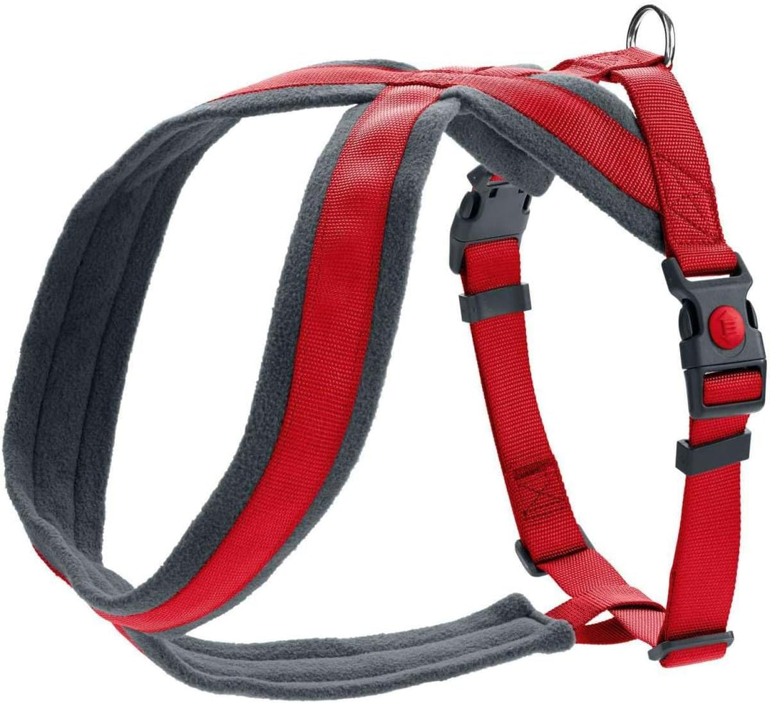 HUNTER Hundegeschirr LONDON COMFORT, atmungsaktives 3D-Mesh, 2-fach verstellbar, Sicherheitsverschlu