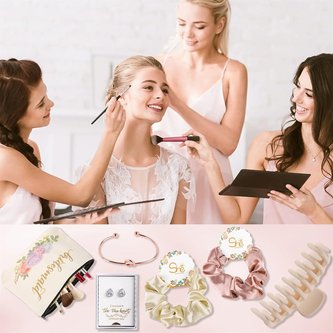 4MELLY Geschenke für Brautjungfernantrag, Will You Be My Bridesmaid, Geschenkbox, Verlobung, Hochzei