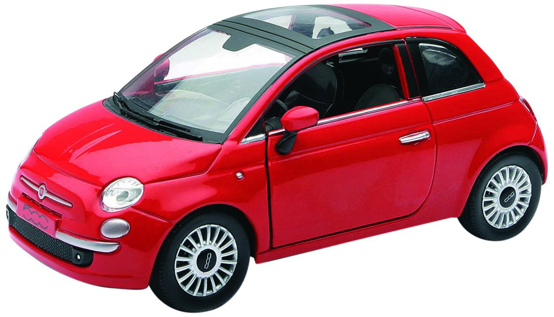 New Ray 71016 - FIAT 500, Massstab 1:24, Druckguss, Rot