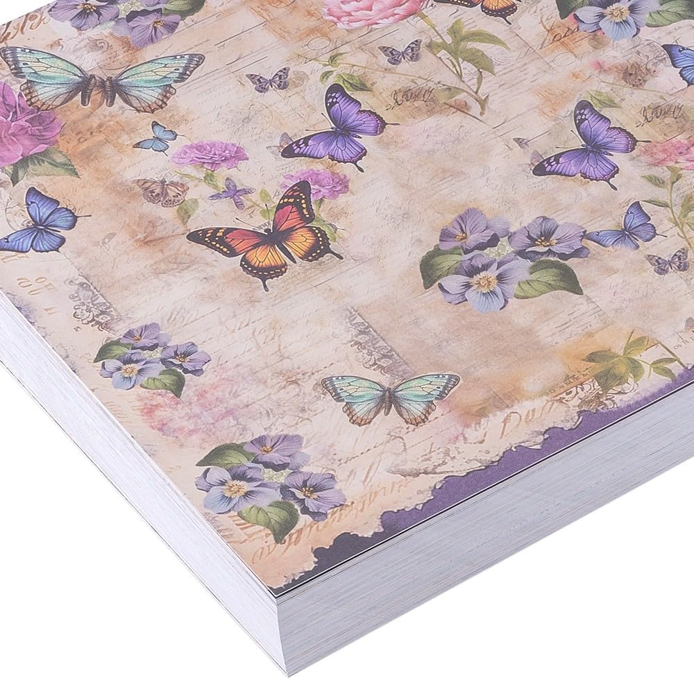 Ideen mit Herz Duo-Design-Papiere | Motiv beidseitig bedruckt | hochwertiges Dekor-Papier | Bastel-K