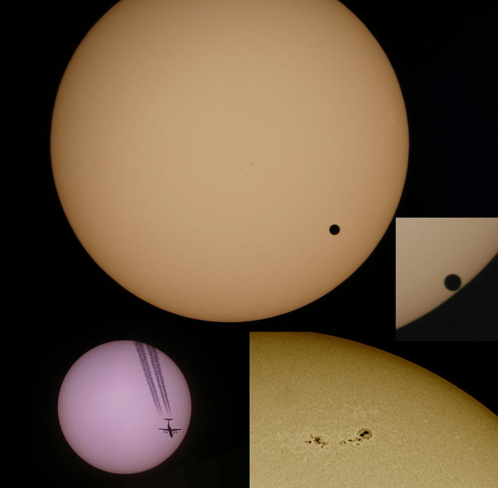 Bresser Teleskop Solarix 114/500 mit Smartphone Kamera Adapter und Sonnenfilter für Beobachtungen de