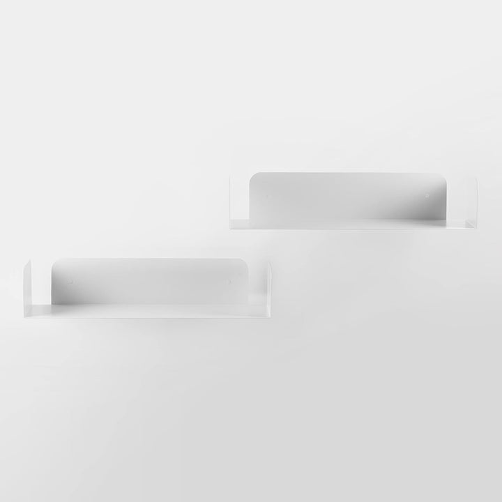 D-Segno Wandregal Metall - Regal Wand, Einzigartiges minimalistisches und modernes Design, Wandbuchh