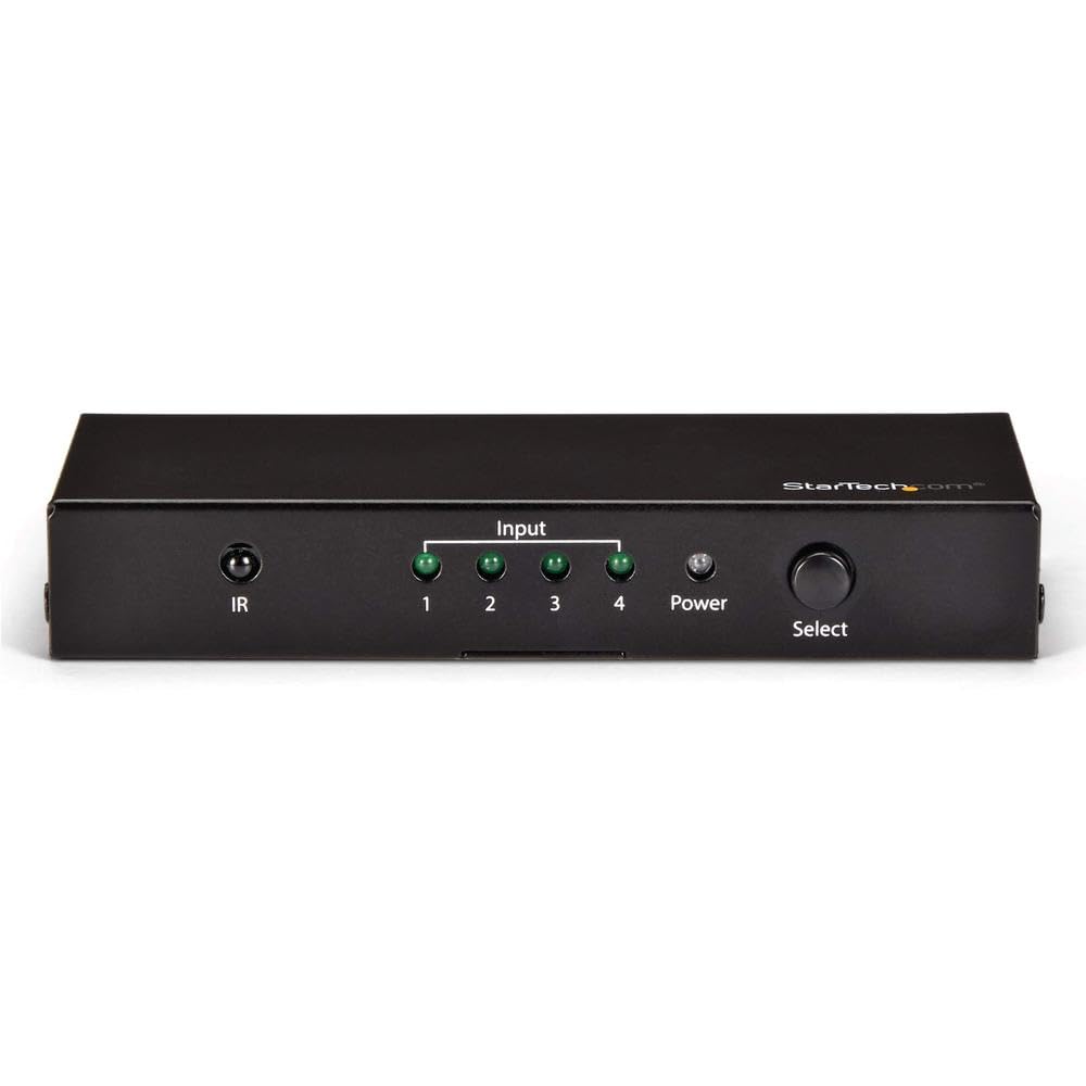 StarTech.com HDMI Switch (HDMI Port unterstützt Ultra-HD bei 4K 60 Hz, HDMI 2.0 Switch mit automatis