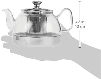 IBILI - Teekocher aus Glas mit Filter Induction, Borosilikatglas, 0,8 Liter, für Induktionsherde gee