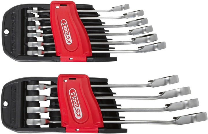 KS Tools 503.5950 DUO GEARplus Ratschenringmaulschlüssel mit Maul-Ratschenfunktion, umschaltbar, 10-