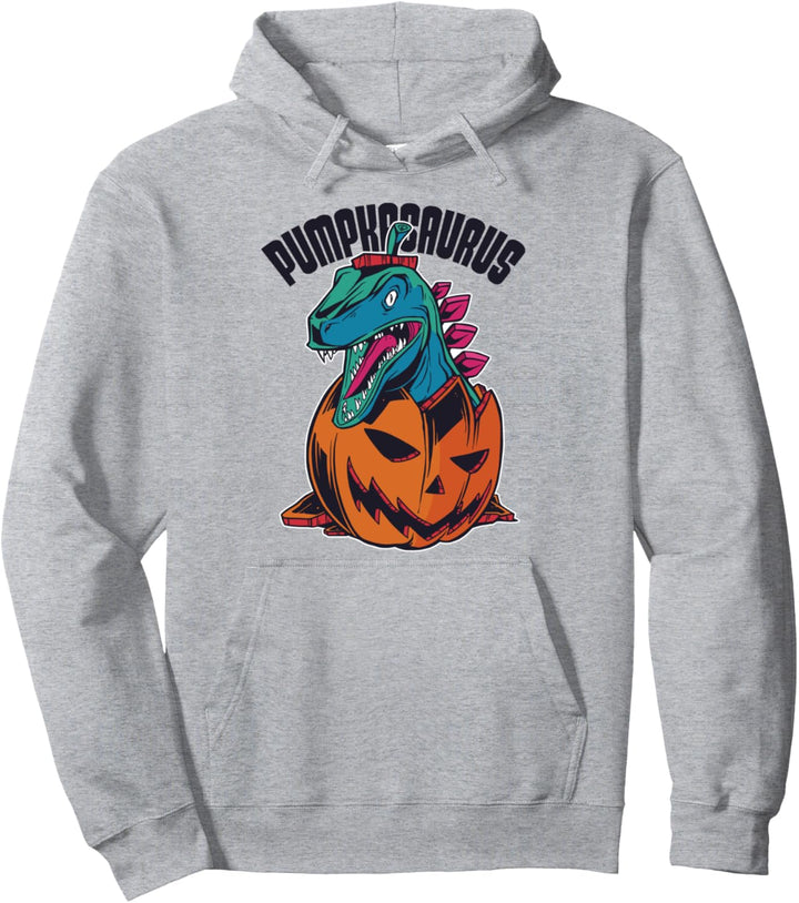 Pumpkosaurus Lustiges Dinosaurier Kürbis Halloween Party Pullover Hoodie