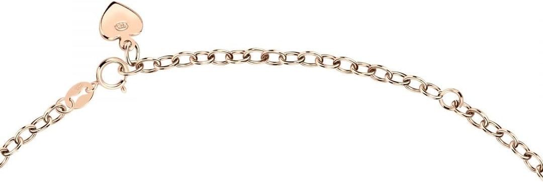 Bluespirit ESSENTIAL Collana Donna in Argento 925 Rosè, Zirconi - P.25R210001200