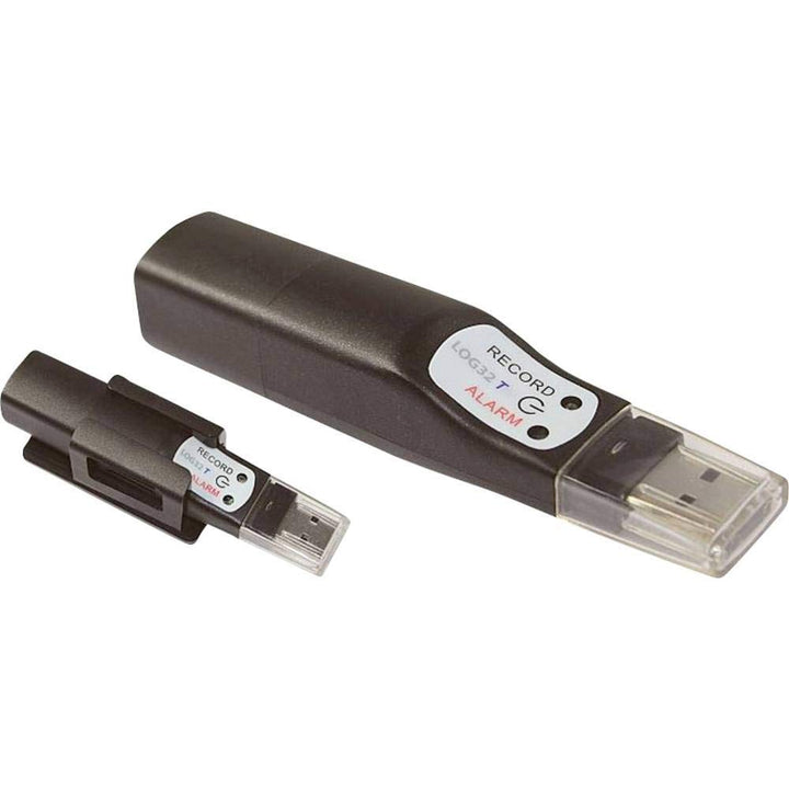 TFA Dostmann Log32 T Datenlogger für Temperatur, 31.1055, Speicher für 60.000 Datensätze, L 22 (30)
