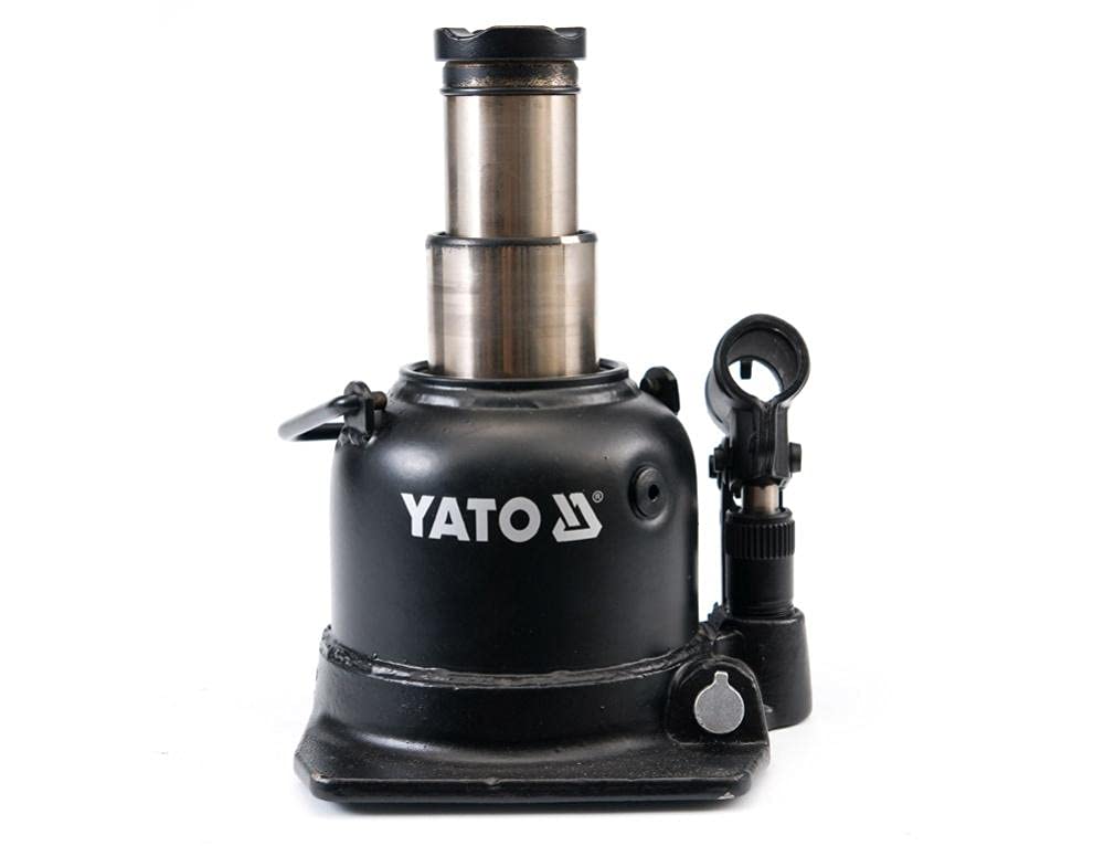 Yato YT-1713-Cric Hydraulischer Wagenheber, 10t in Zwei Schritten, Low Profile