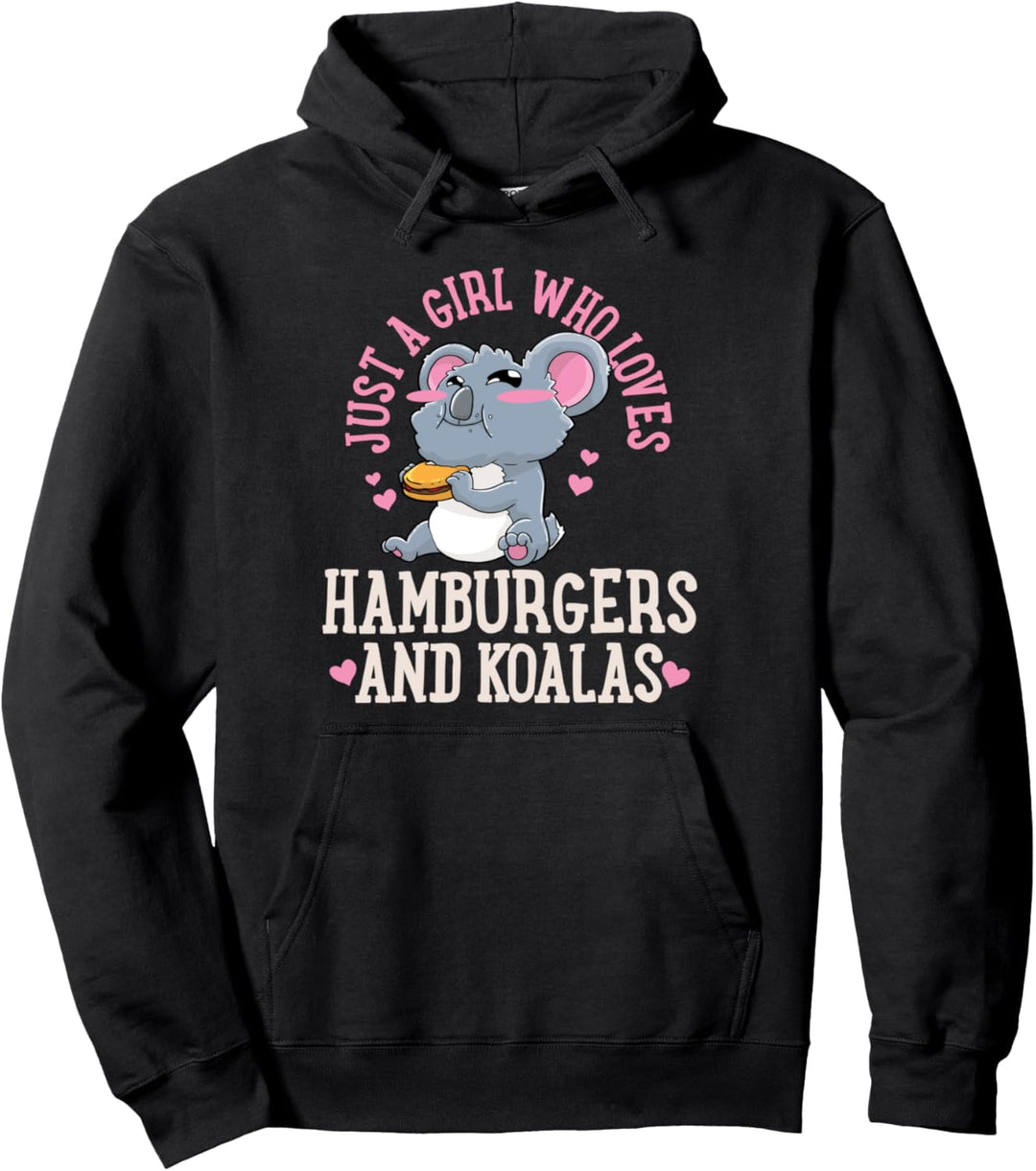 Koalabär Hamburger Kawaii Pullover Hoodie