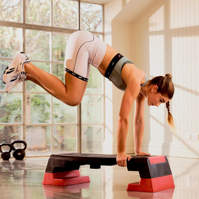 Reebok Fitness Mehrzweck-Schrittplattform für Aerobic, Krafttraining, für HIIT, Cardio, und allgemei