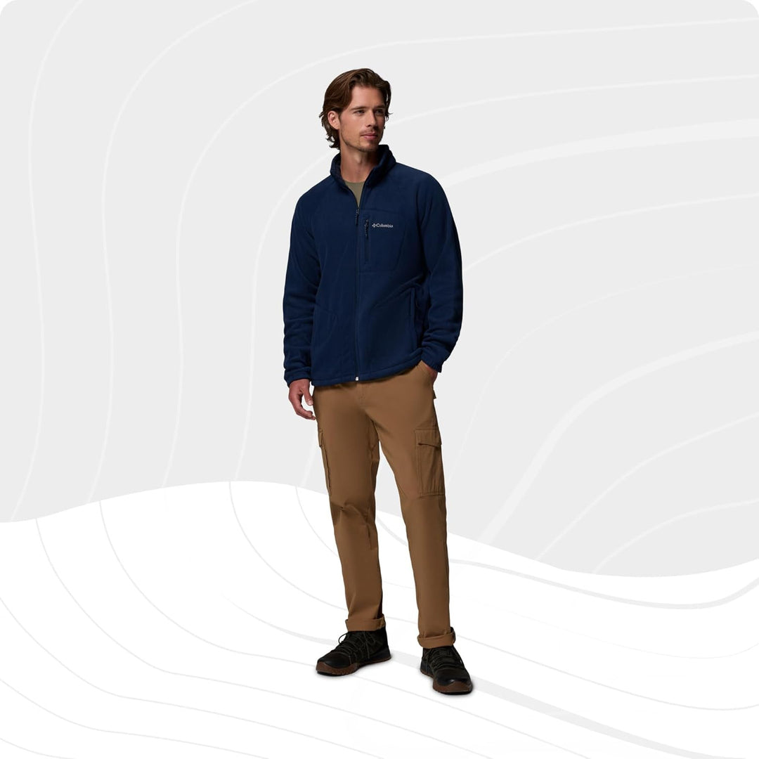 Columbia Fleece-Jacke mit durchgehendem Reissverschluss für Herren, FAST TREK II FULL ZIP FLEECE, Po