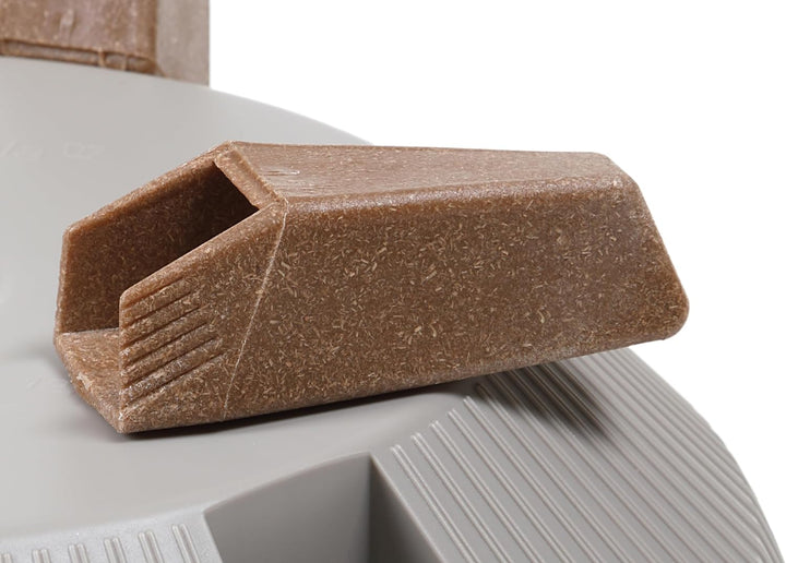 MELTOM Blumentopf Schale mit Füssen Einsatz Kräutertopf Übertopf Pflanzschale Eco Recycled (Creme, L
