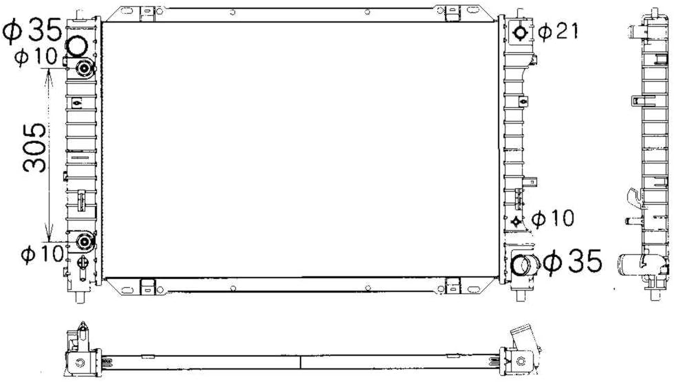 NRF 53378 Kühler, Motorkühlung
