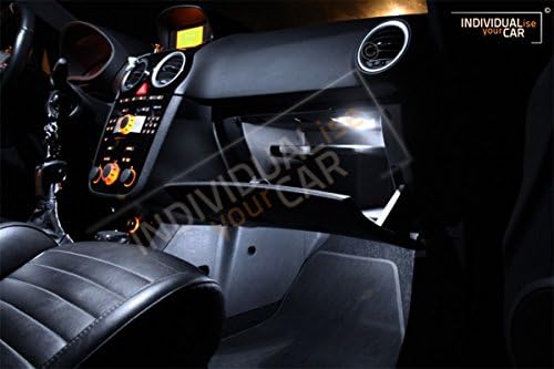INDIVIDUALise your CAR Innenraumbeleuchtung SET für Corsa D 3 Türer (Pure-White) Reinweiss, Pure-Whi