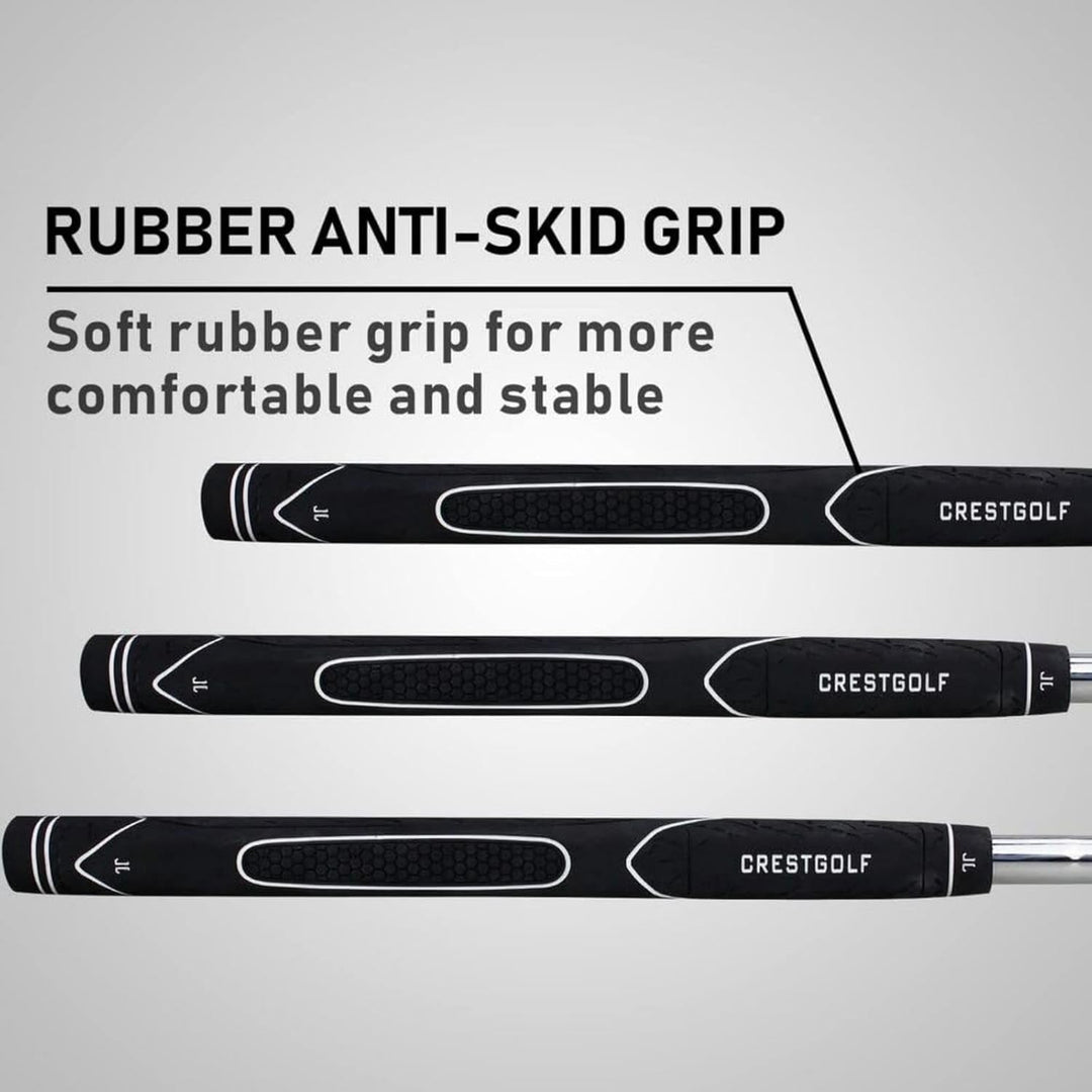 CRESTGOLF 35 Zoll Edelstahl Golf Insert Putter Blade Golf Putter, Golf Putter für Herren Rechtshände