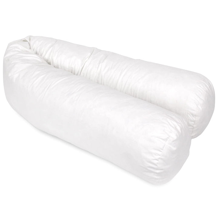 Nackenrolle 160 cm Grizz 'lit Federn – 100% Entenfedern 160 Weiss, 160 Weiss