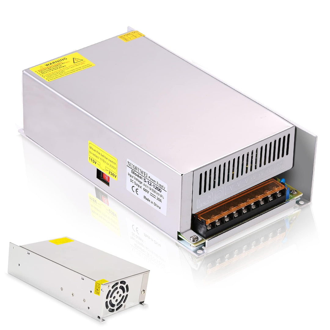 Trafo DC 12V 100A 1200W Netzteil Transformator Schalternetzteil 230V AC auf DC Netzteil 12V 100A 120