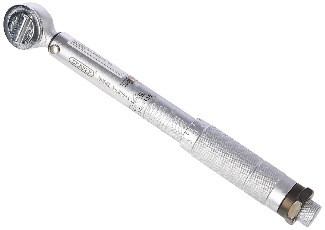 Draper 34570 Drehmomentschlüssel, Ratschenmechanismus, 3/8-Zoll-Vierkantantrieb, 10-80 nm, 34570 Sta